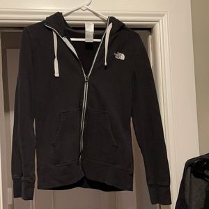 North face zip up hoodie